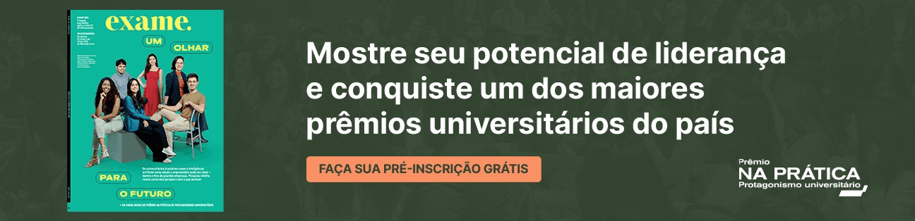Banner convida para a pré-inscrição do prêmio Na Prática 2026