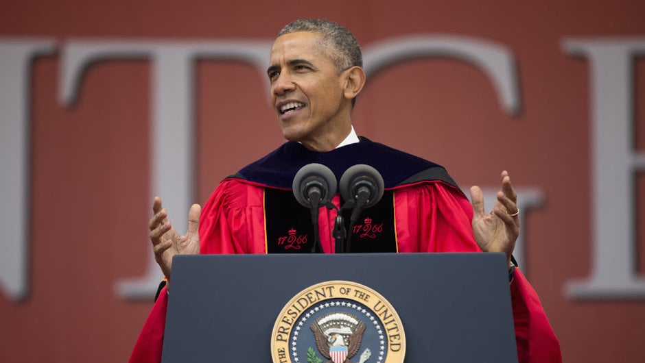 Capa da matéria “Não perca a esperança, e não perca tempo esperando”, diz Barack Obama