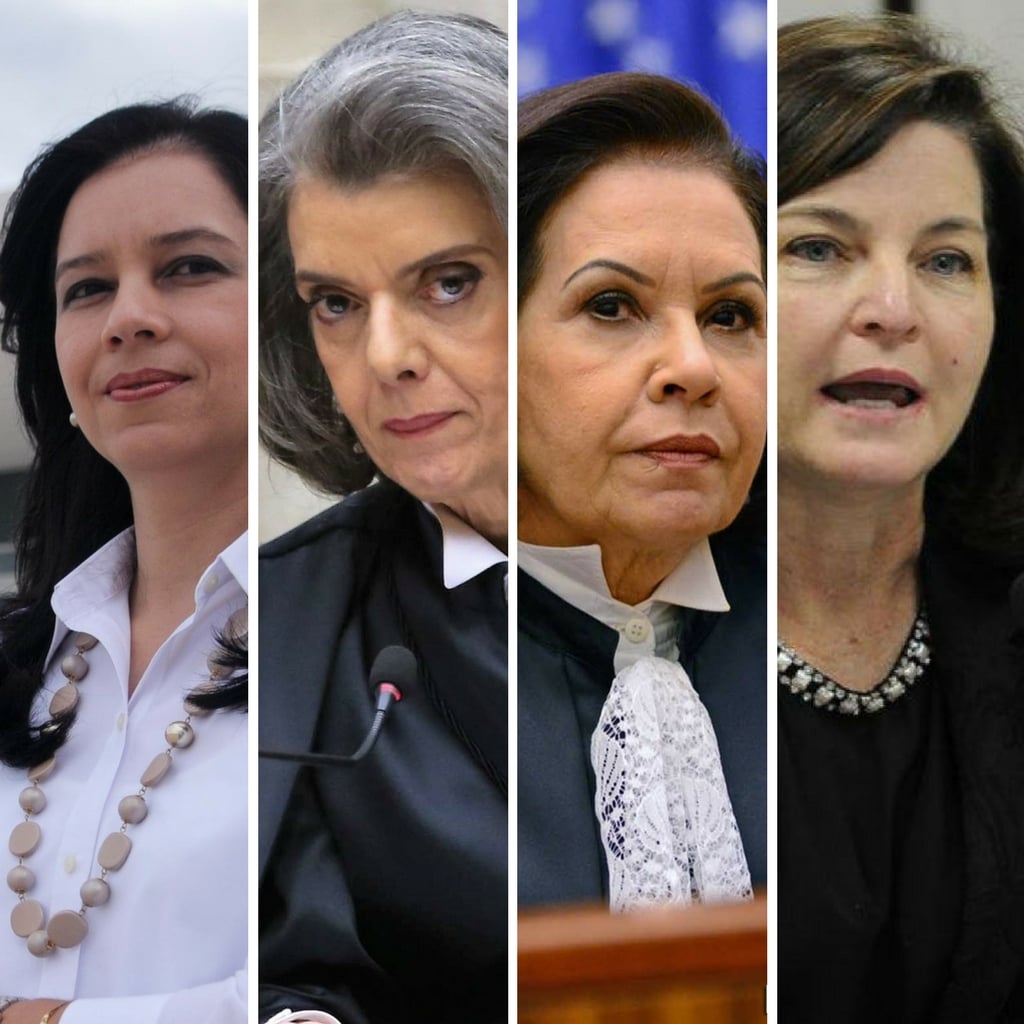 Capa da matéria Os quatro cargos mais poderosos da Justiça brasileira são ocupados por mulheres