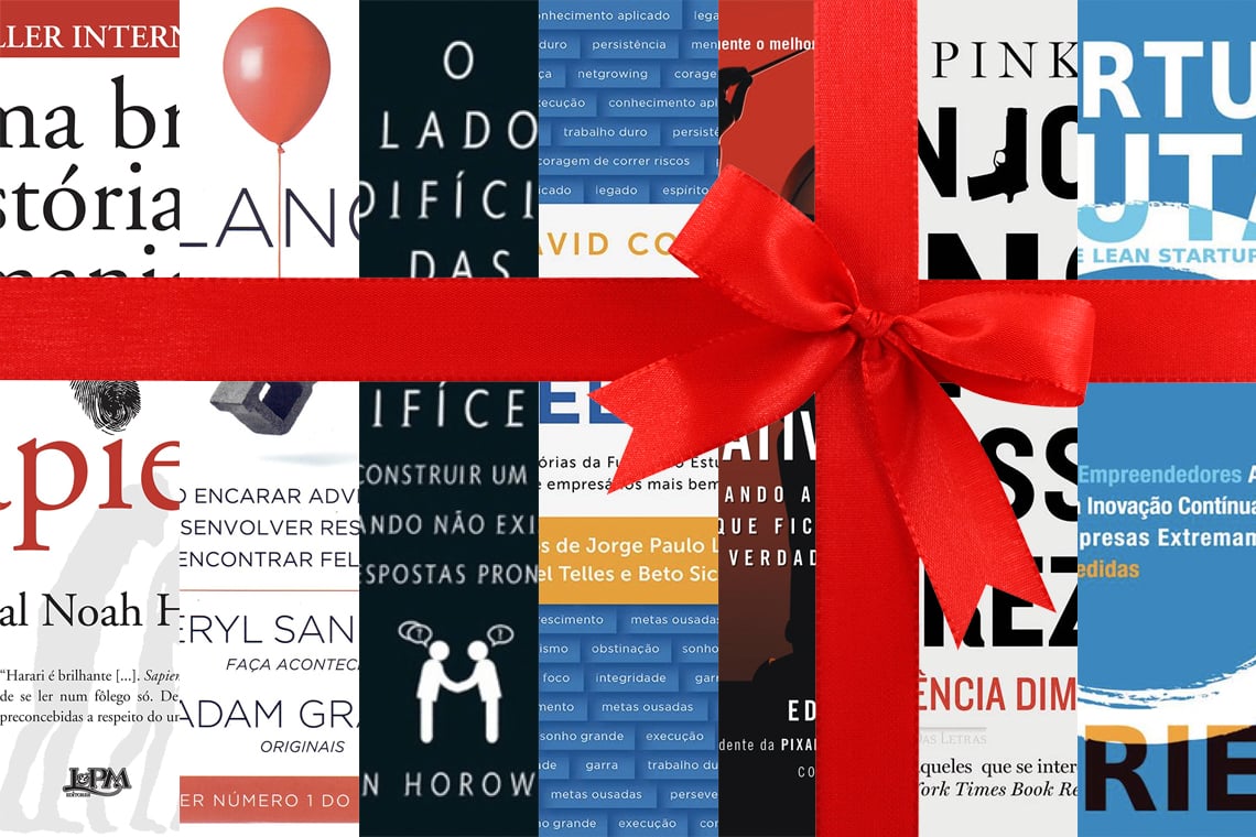 Capa da matéria Procurando um bom presente de Natal? Veja 7 opções de livros inspiradores