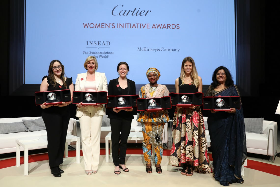 Capa da matéria Prêmio da Cartier dá mais de 1 milhão de dólares para mulheres empreendedoras