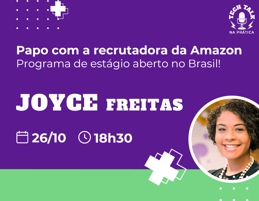 Capa da matéria Em live, recrutadora da Amazon dá dicas sobre programa de estágio da BigTech