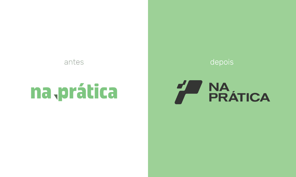 Capa da matéria Na Prática atualiza sua identidade visual