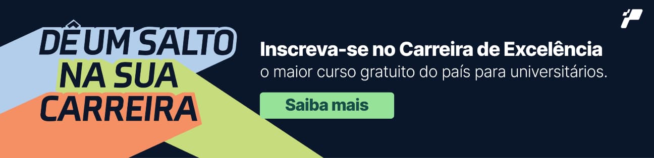 Banner escrito Dê um Salto na Sua Carreira, inscreva-se no Carreira de Excelência, do Na Prática
