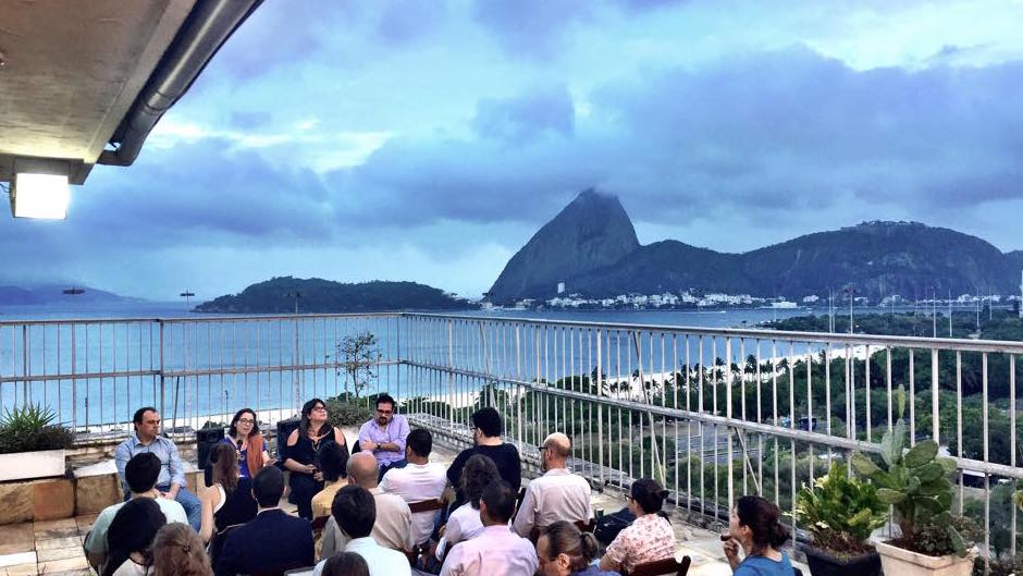 Vista da sede do ITS-Rio, em Botafogo