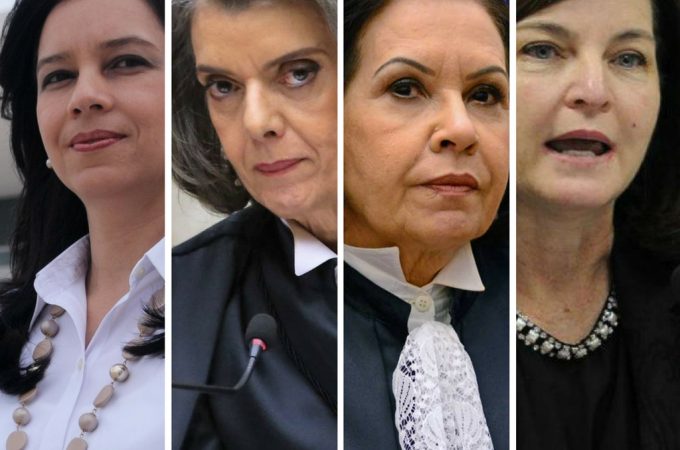 Os quatro cargos mais poderosos da Justiça brasileira são ocupados por mulheres