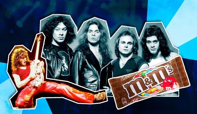 A história da banda Van Halen e a cláusula dos M&Ms marrons